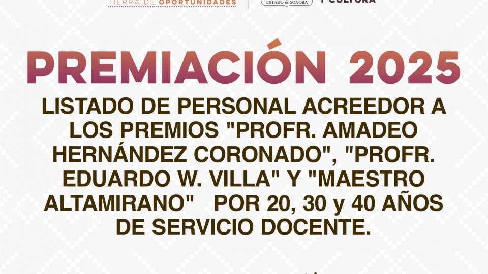 PREMIACIÓN DOCENTE 2025